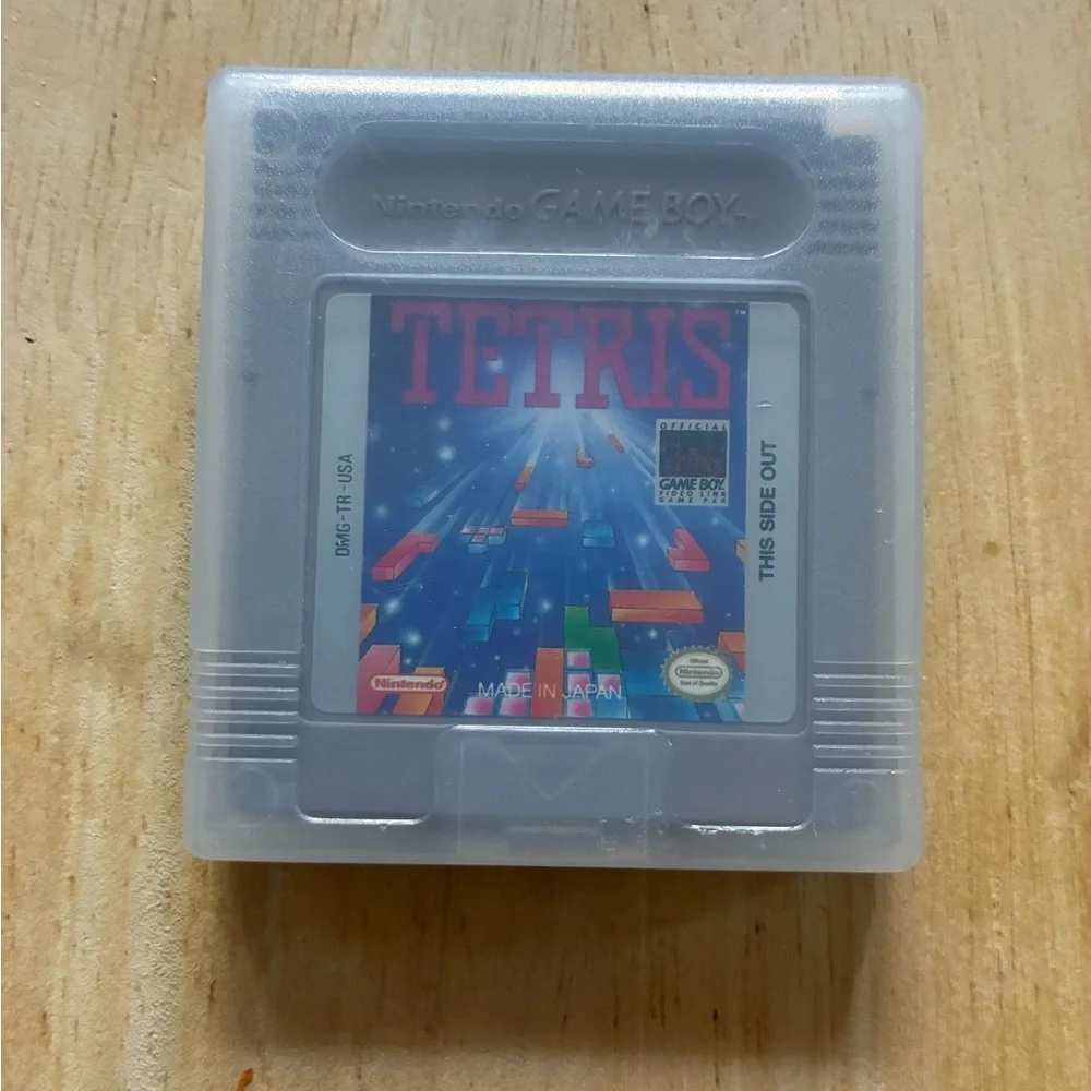 Nintendo Game Boy TETRIS Game With Case, Tested, Works